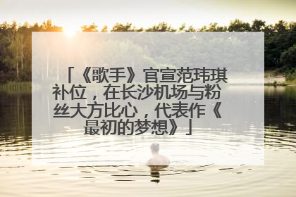 《歌手》官宣范玮琪补位，在长沙机场与粉丝大方比心，代表作《最初的梦想》