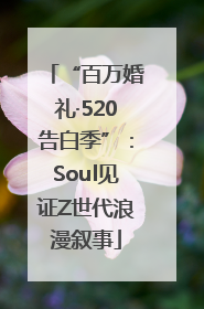 “百万婚礼·520告白季”：Soul见证Z世代浪漫叙事