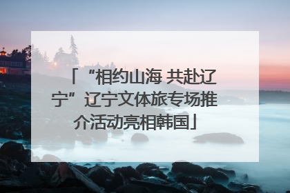 “相约山海 共赴辽宁”辽宁文体旅专场推介活动亮相韩国