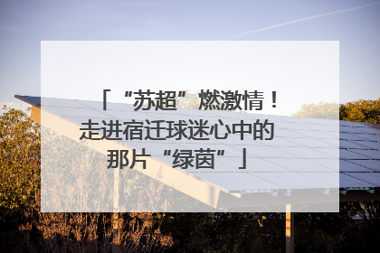 “苏超”燃激情！走进宿迁球迷心中的那片“绿茵”