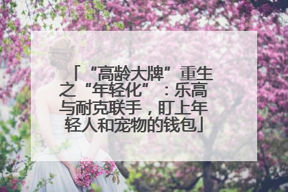 “高龄大牌”重生之“年轻化”：乐高与耐克联手，盯上年轻人和宠物的钱包