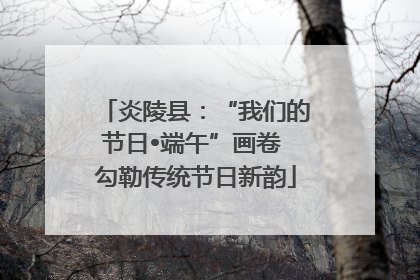 炎陵县：“我们的节日•端午”画卷 勾勒传统节日新韵