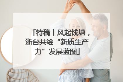 特稿丨风起钱塘，浙台共绘“新质生产力”发展蓝图