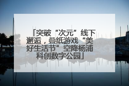 突破“次元”线下邂逅，叠纸游戏“美好生活节”空降杨浦科创数字公园