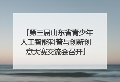 第三届山东省青少年人工智能科普与创新创意大赛交流会召开