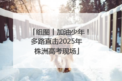 组图丨加油少年！多路直击2025年株洲高考现场