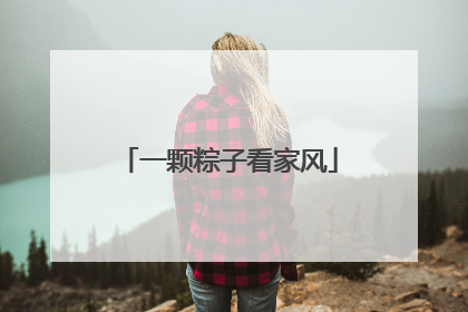 一颗粽子看家风