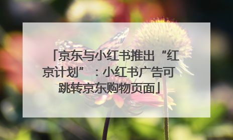 京东与小红书推出“红京计划”：小红书广告可跳转京东购物页面