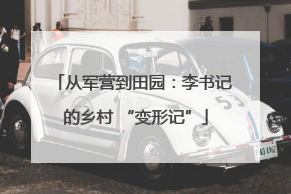 从军营到田园：李书记的乡村 “变形记”
