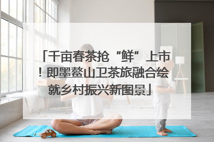 千亩春茶抢“鲜”上市！即墨鳌山卫茶旅融合绘就乡村振兴新图景