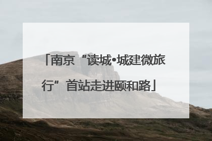 南京“读城•城建微旅行”首站走进颐和路
