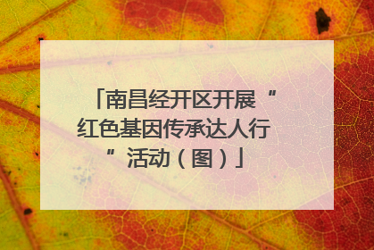 南昌经开区开展“红色基因传承达人行”活动（图）