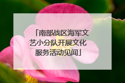 南部战区海军文艺小分队开展文化服务活动见闻