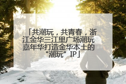 共潮玩，共青春，浙江金华三江里广场潮玩嘉年华打造金华本土的“潮玩”IP