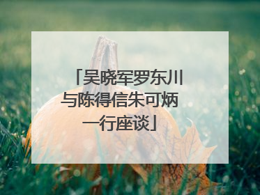 吴晓军罗东川与陈得信朱可炳一行座谈