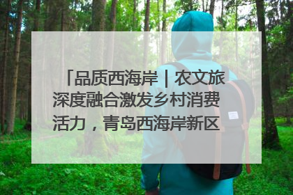 品质西海岸｜农文旅深度融合激发乡村消费活力，青岛西海岸新区的乡村振兴实践