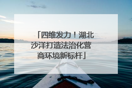 四维发力！湖北沙洋打造法治化营商环境新标杆