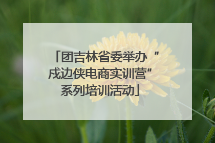 团吉林省委举办“戍边侠电商实训营”系列培训活动