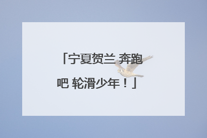 宁夏贺兰 奔跑吧 轮滑少年！