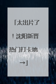 太出片了！沈阳新晋热门打卡地→
