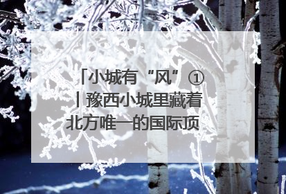 小城有“风”①丨豫西小城里藏着北方唯一的国际顶级皮划艇赛道