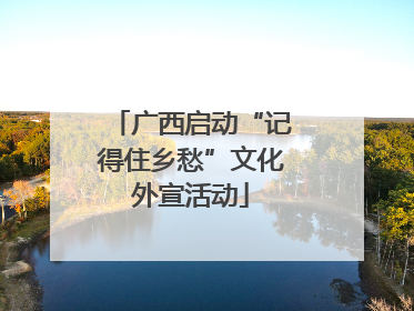 广西启动“记得住乡愁”文化外宣活动