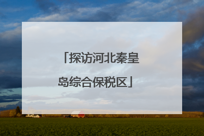 探访河北秦皇岛综合保税区