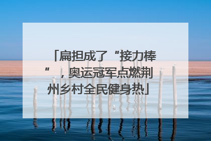 扁担成了“接力棒”，奥运冠军点燃荆州乡村全民健身热