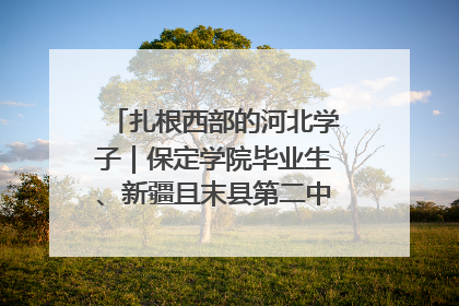 扎根西部的河北学子｜保定学院毕业生、新疆且末县第二中学教师黄小凤：《歌唱祖国》是她教会学生的第一首歌