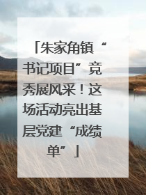 朱家角镇“书记项目”竞秀展风采！这场活动亮出基层党建“成绩单”