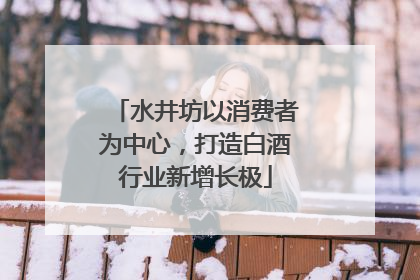 水井坊以消费者为中心，打造白酒行业新增长极