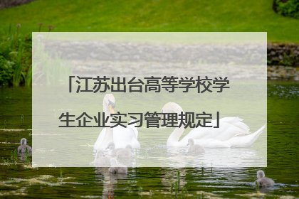 江苏出台高等学校学生企业实习管理规定
