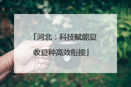 河北：科技赋能夏收夏种高效衔接