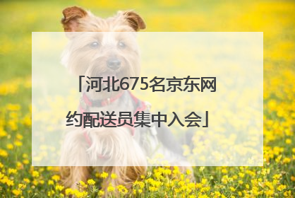 河北675名京东网约配送员集中入会