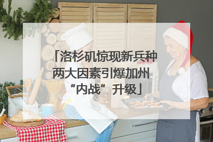 洛杉矶惊现新兵种 两大因素引爆加州“内战”升级