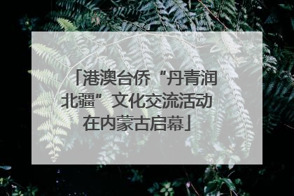 港澳台侨“丹青润北疆”文化交流活动在内蒙古启幕