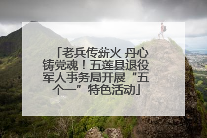 老兵传薪火 丹心铸党魂！五莲县退役军人事务局开展“五个一”特色活动