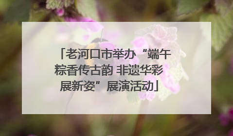 老河口市举办“端午粽香传古韵 非遗华彩展新姿”展演活动