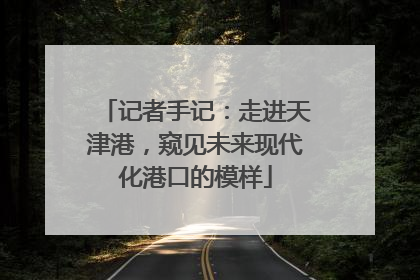 记者手记：走进天津港，窥见未来现代化港口的模样