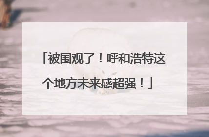 被围观了！呼和浩特这个地方未来感超强！