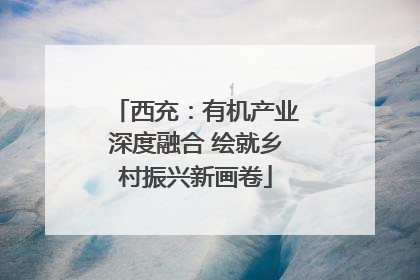 西充：有机产业深度融合 绘就乡村振兴新画卷