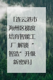连云港市海州区梯度培育智能工厂 解锁“智造”升级新密码