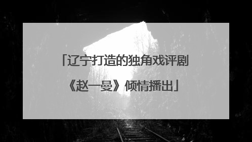 辽宁打造的独角戏评剧《赵一曼》倾情播出