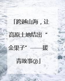 跨越山海，让高原土地结出“金果子”——援青故事②