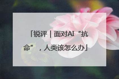 锐评｜面对AI“抗命”，人类该怎么办