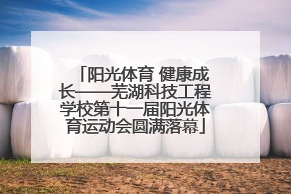 阳光体育 健康成长——芜湖科技工程学校第十一届阳光体育运动会圆满落幕