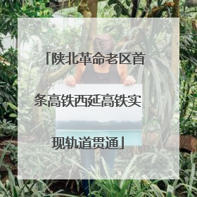 陕北革命老区首条高铁西延高铁实现轨道贯通