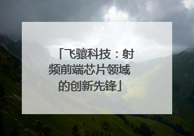 飞骧科技：射频前端芯片领域的创新先锋