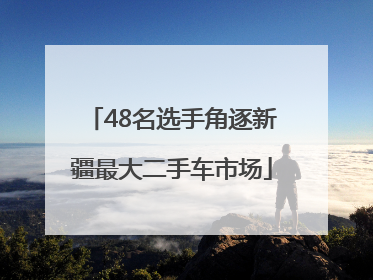 48名选手角逐新疆最大二手车市场