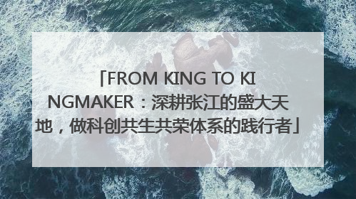 FROM KING TO KINGMAKER：深耕张江的盛大天地，做科创共生共荣体系的践行者
